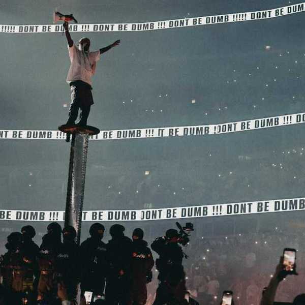 A$AP Rocky performs on his Don't Be Dumb World Tour.