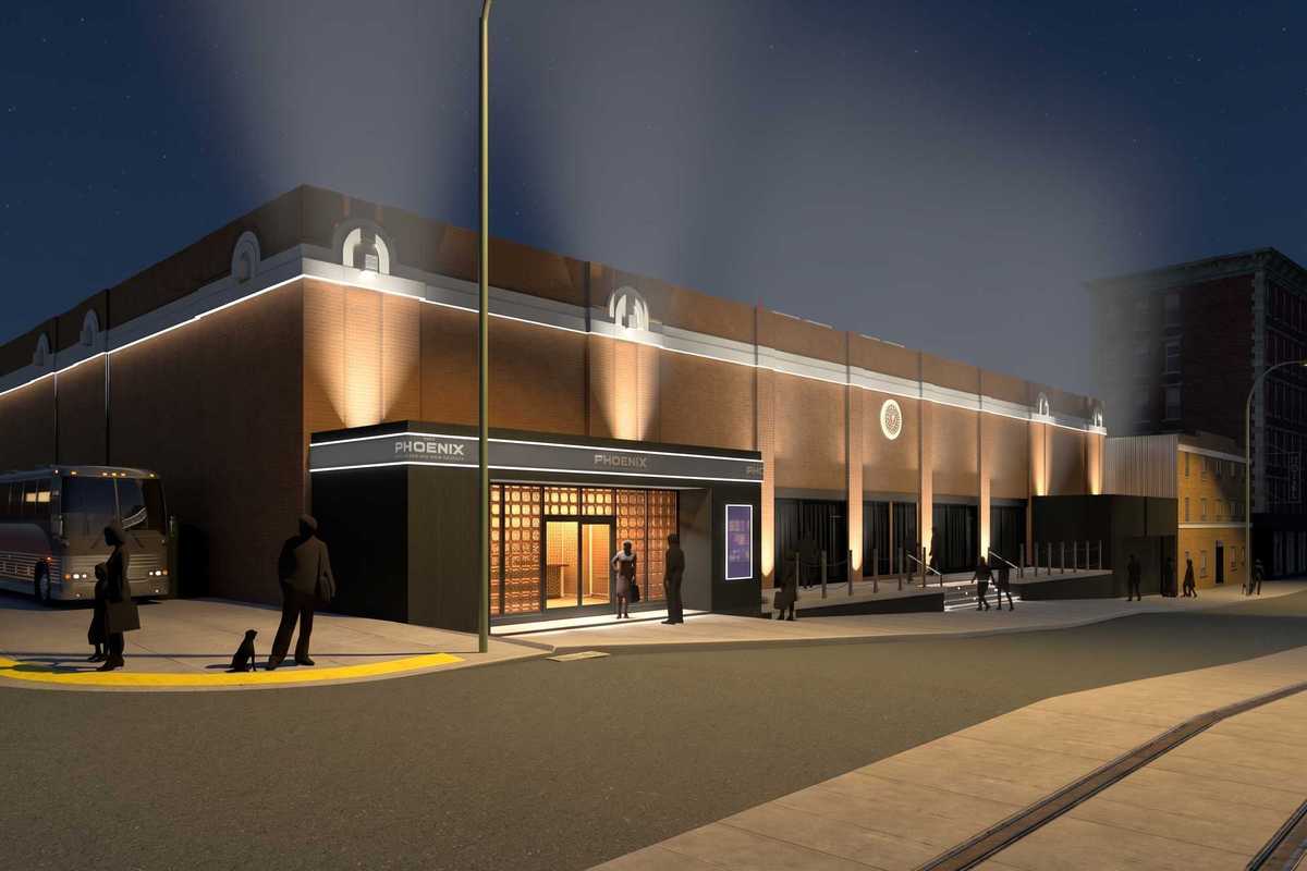 A rendering of the new Phoenix Concert Theatre at Parkdale Hall in Toronto.