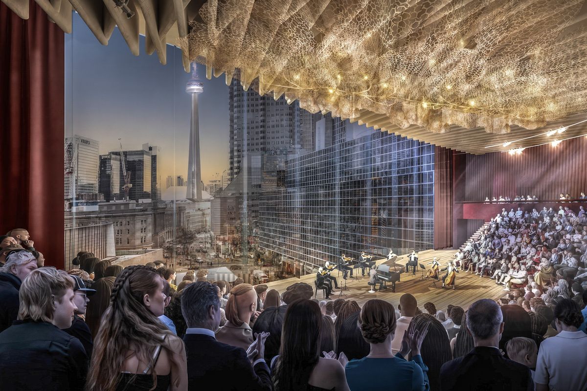 A rendering of the new St. Lawrence Centre theatre