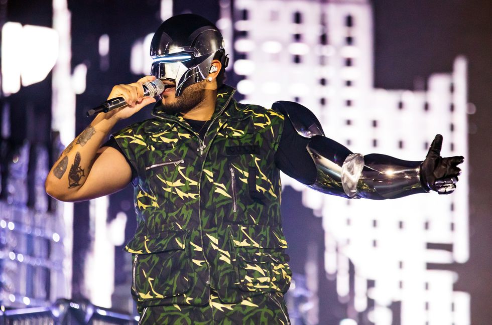 Abel Makkonen Tesfaye better known as The Weekend performs during a concert as part of the 'After Hours Til Dawn' tour at BBVA Stadium on Sept. 26, 2023 in Monterrey, Mexico.