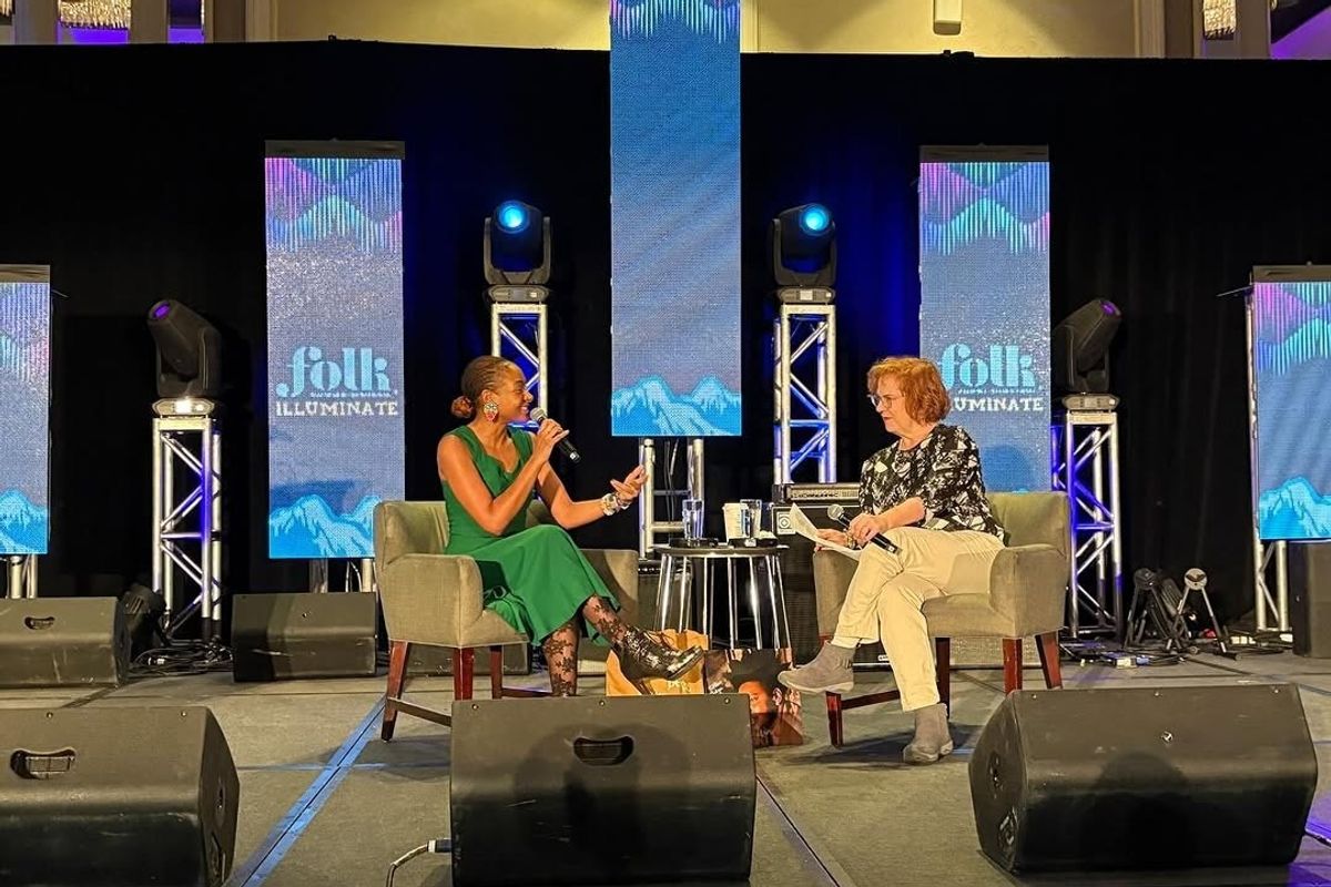 Allison Russell and Ann Powers at FAI