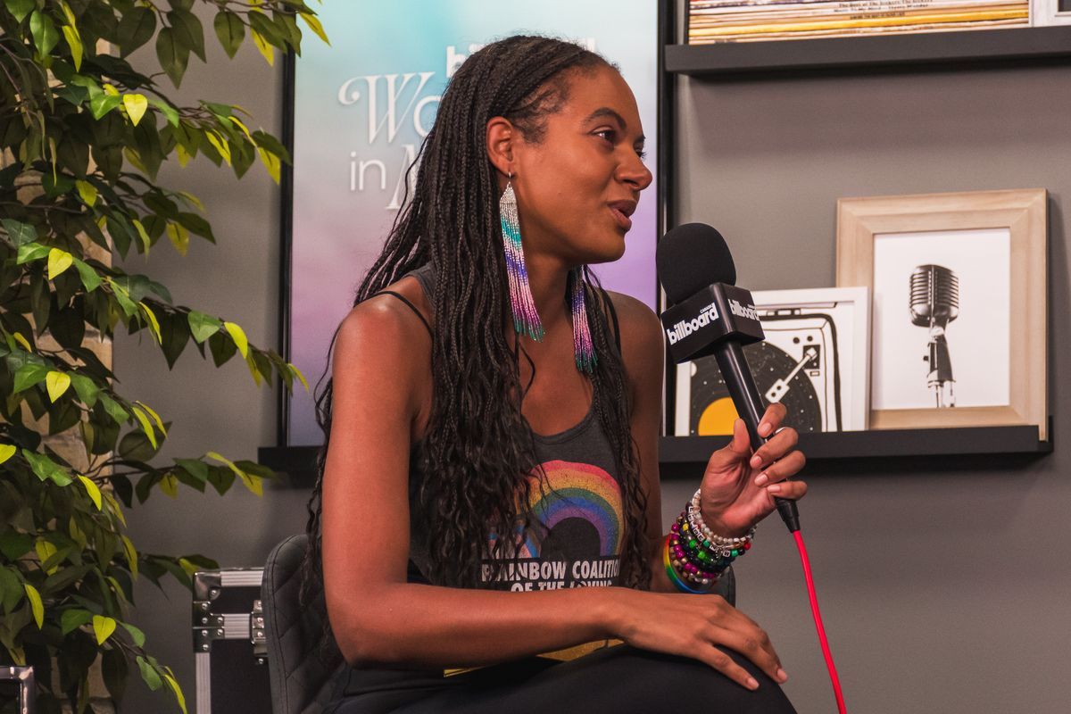 Allison Russell at an interview with iHeartRadio for Billboard Canada Women in Music on June 19, 2024