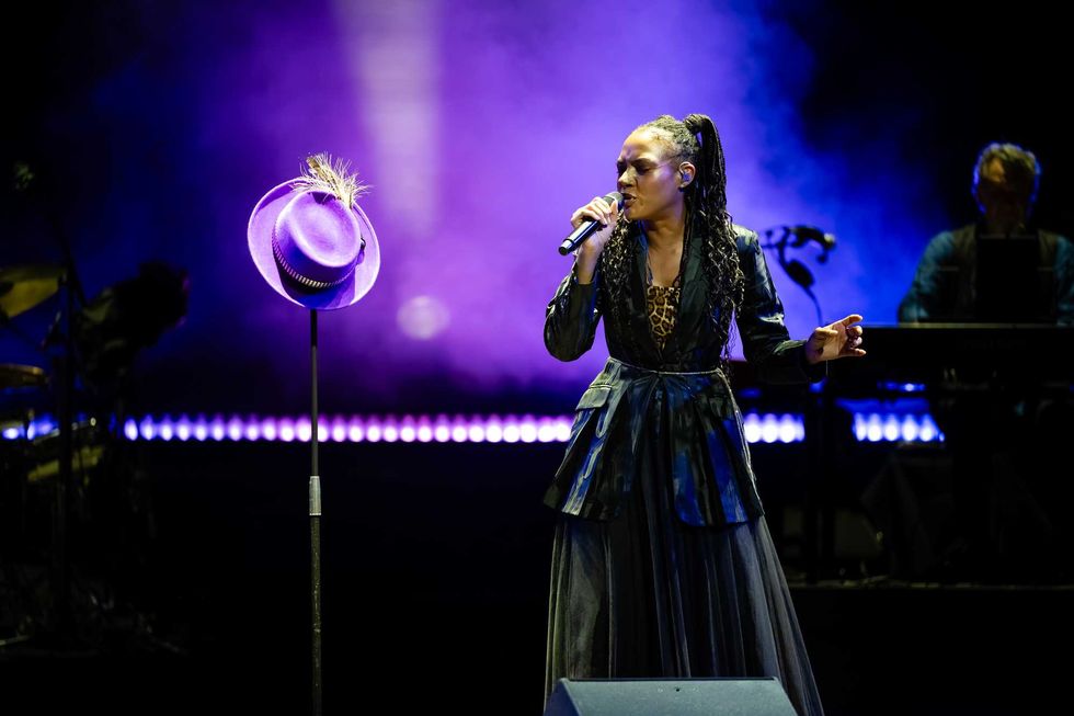 Allison Russell at the Canadian Songwriters Hall of Fame 2026 gala at Massey Hall in Toronto.
