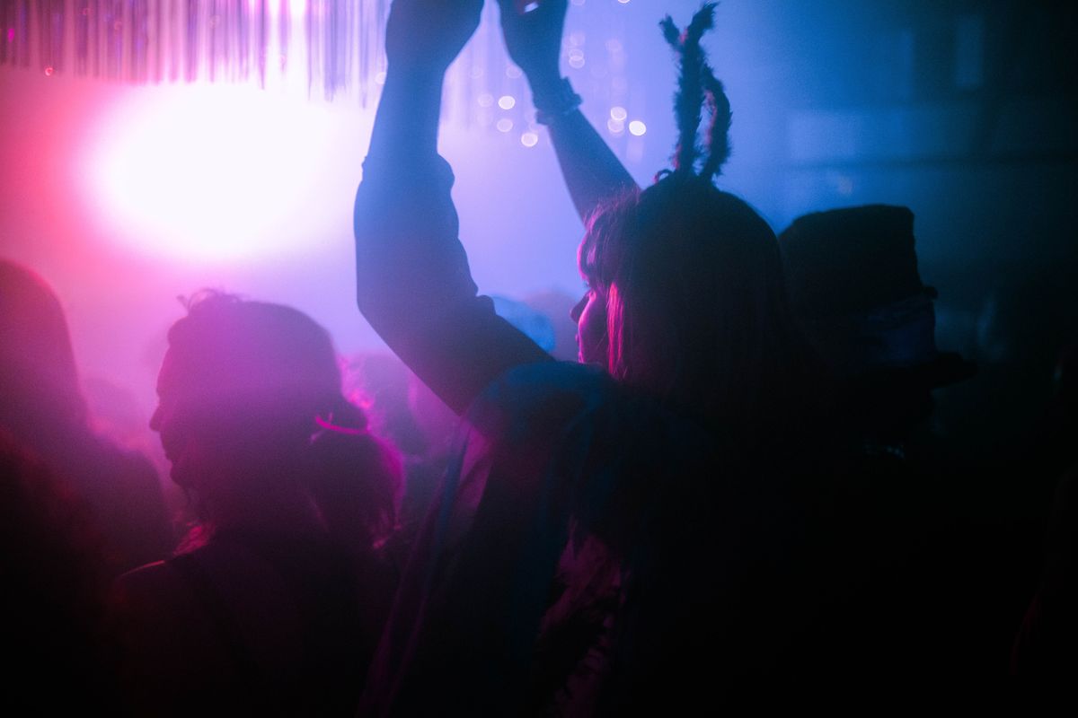 An Oct 27 Halloween Party by Collective Metamorphosis where Rave Angels volunteered.