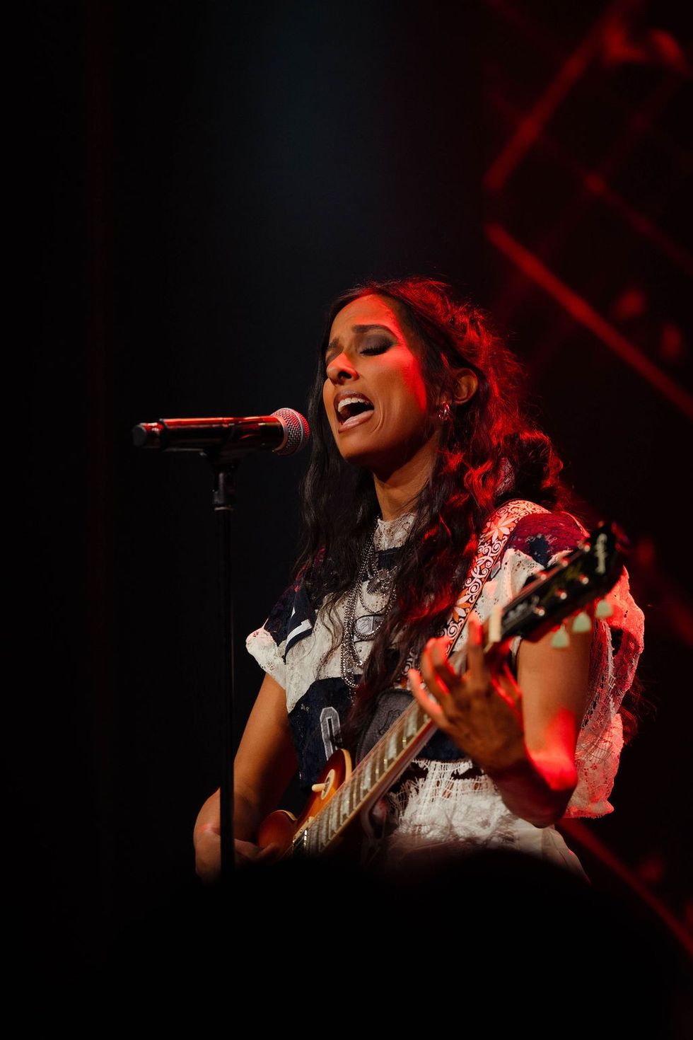 Anjulie at SiriusXM Canada's Dhamaka launch at NXNE 2025.