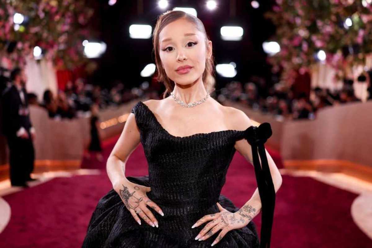 Ariana Grande at the 83rd Annual Golden Globes held at The Beverly Hilton on Jan. 11, 2026, in Beverly Hills, Calif.