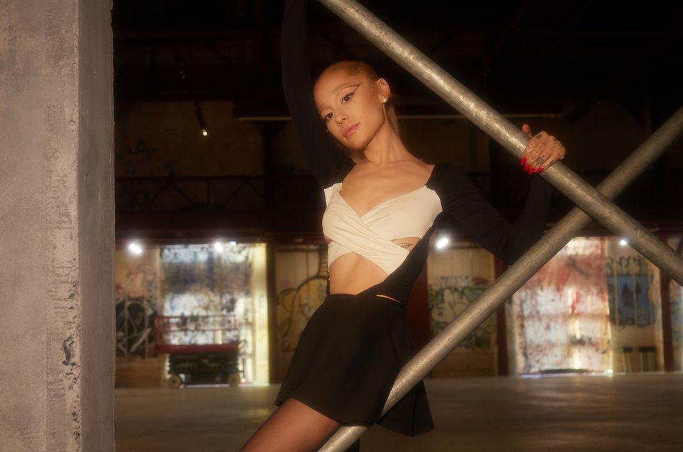 Ariana Grande "yes, and?"