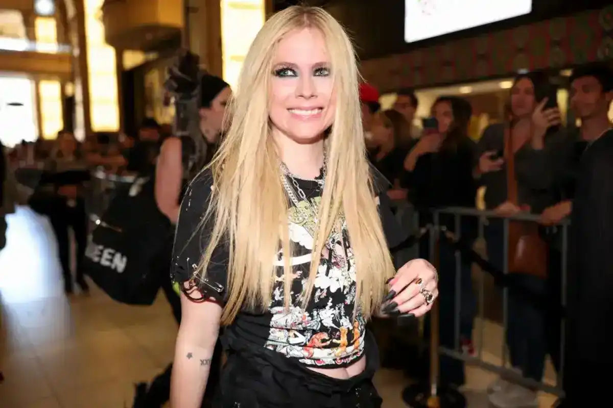 Avril Lavigne at the 2024 iHeartRadio Music Awards held at the Dolby Theatre on April 1, 2024 in Los Angeles, California.