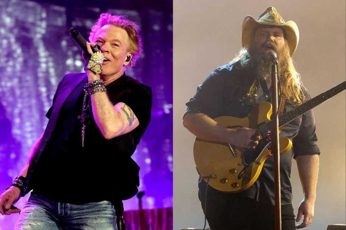 Axl Rose and Chris Stapleton