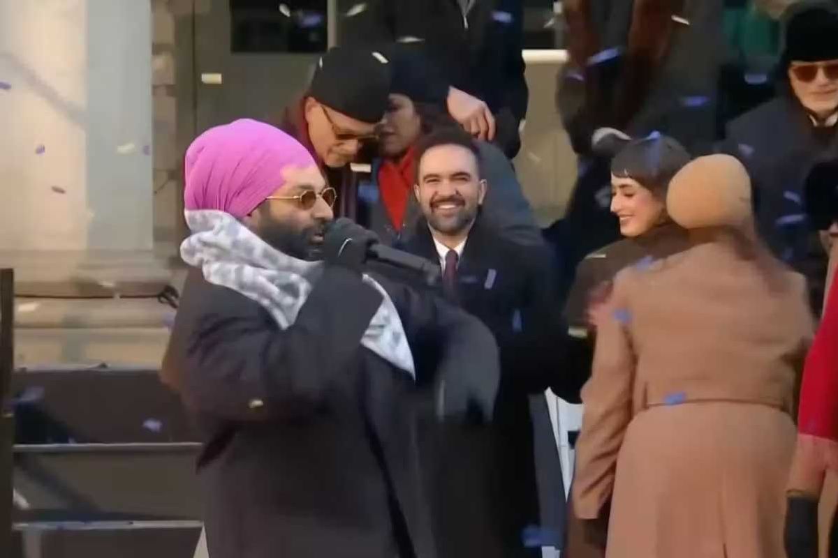 Babbulicious at Zohran Mamdani's inauguration in New York City on Jan. 1, 2026.