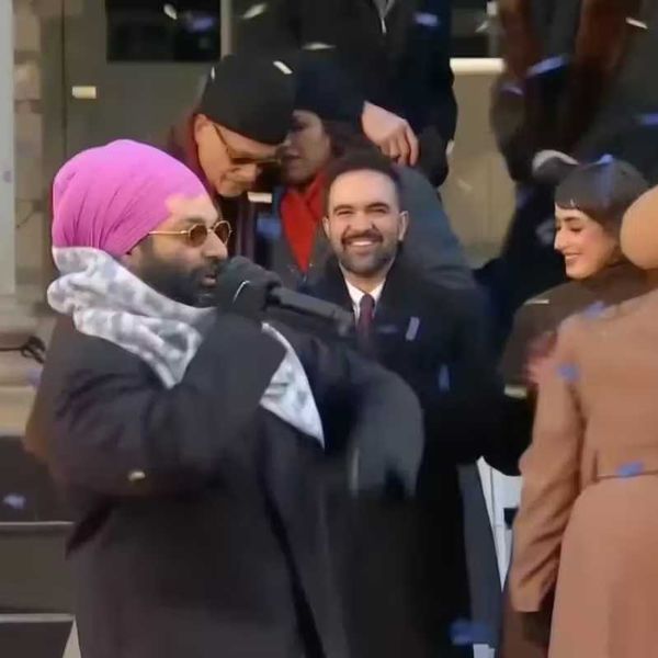 Babbulicious at Zohran Mamdani's inauguration in New York City on Jan. 1, 2026.