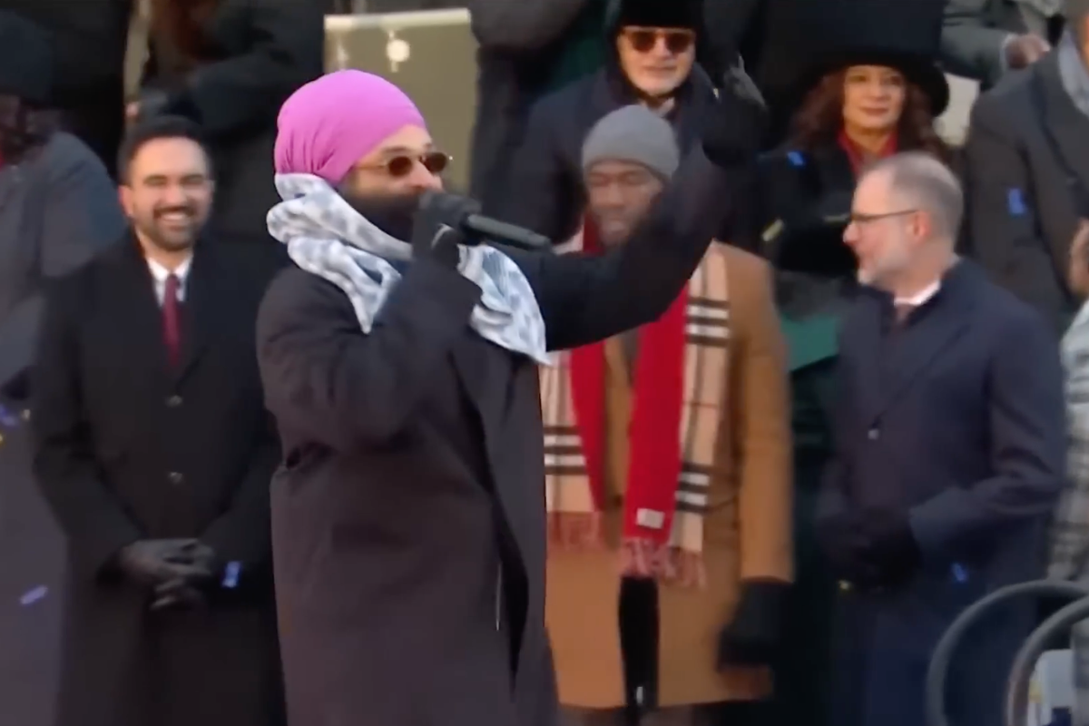 Babbulicious at Zohran Mamdani's inauguration in New York City on Jan. 1, 2026.