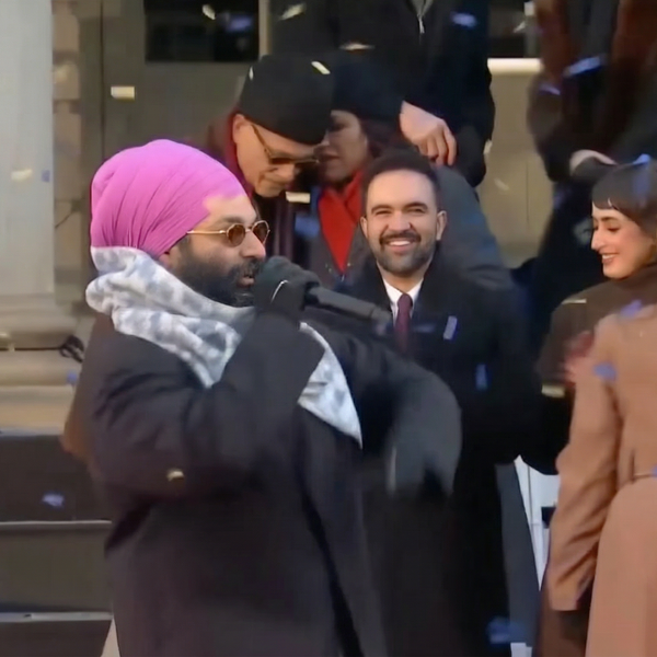 Babbulicious at Zohran Mamdani's inauguration in New York City on Jan. 1, 2026.