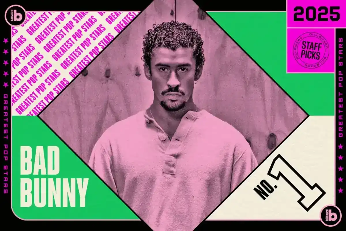 Bad Bunny for Billboard's Greatest Pop Stars