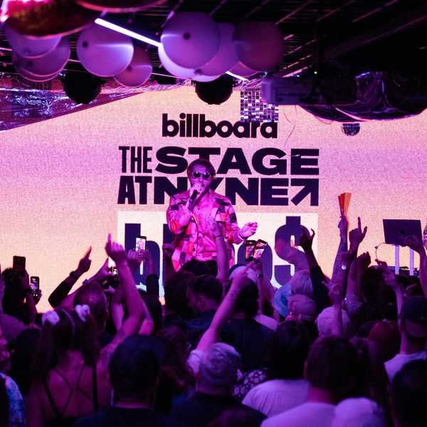 bbno$ at the Drake Underground in Toronto as part of Billboard Canada THE STAGE at NXNE 2026.