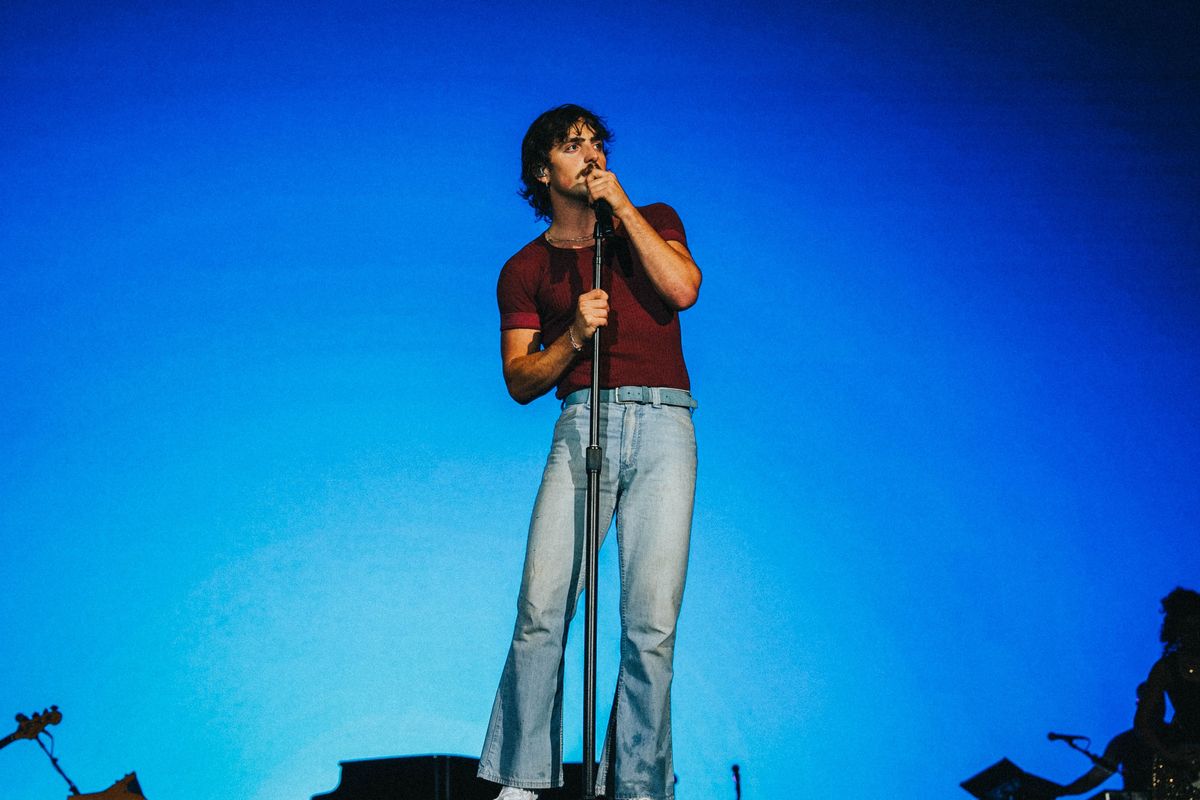 Benson Boone at Festival d'été de Québec in Quebec City on July 5, 2025.