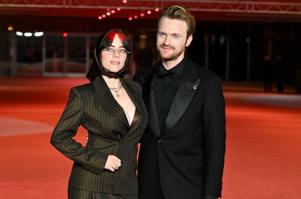 Billie Eilish and FINNEAS at the 2023 Academy Museum Gala held at the Academy Museum of Motion Pictures on December 3, 2023 in Los Angeles, California.