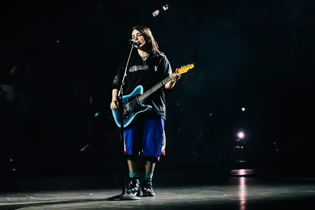 Billie Eilish performs her 'Hit Me Hard And Soft' Tour at Rod Laver Arena on March 4, 2025 in Melbourne, Australia.