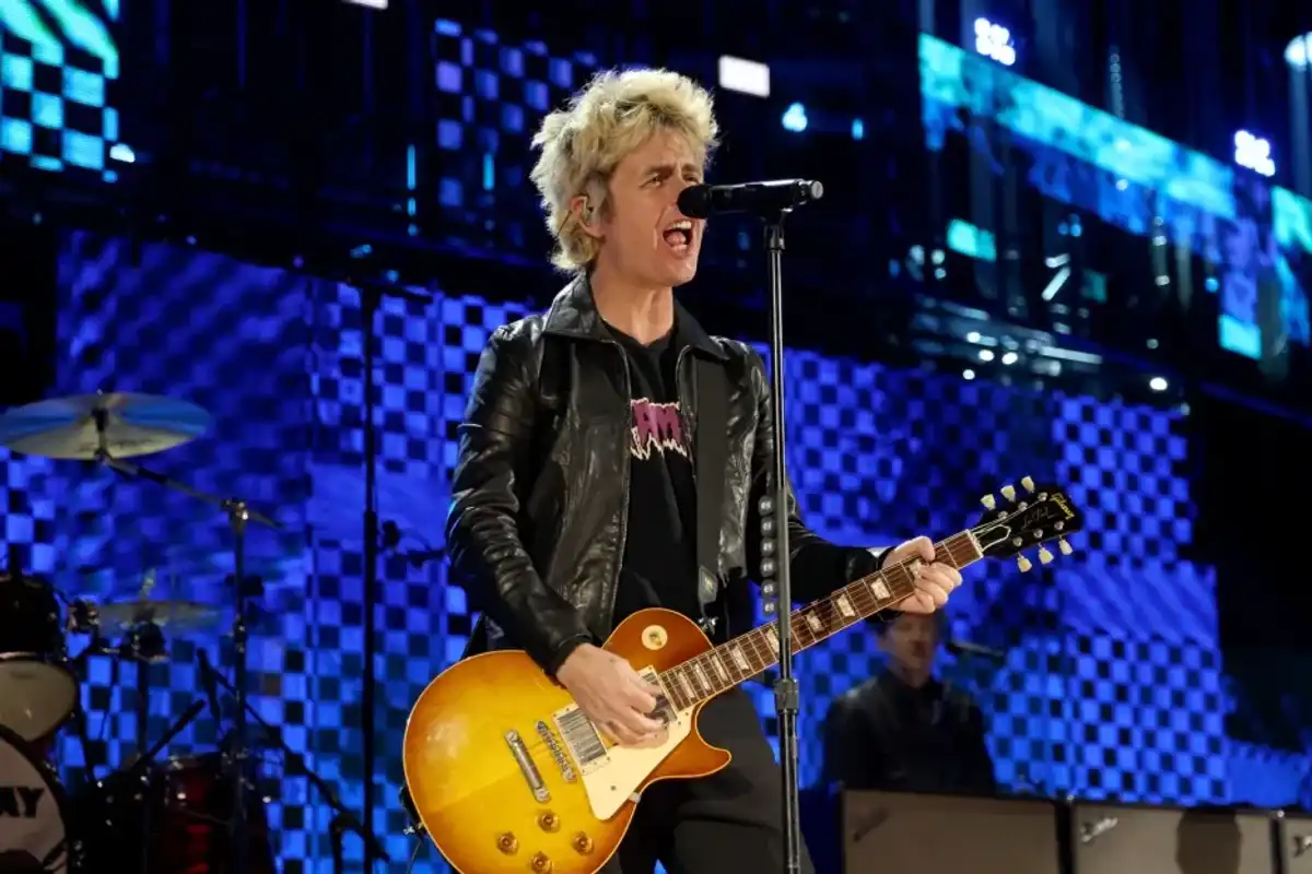 Billie Joe Armstrong of Green Day performs onstage during the FIREAID Benefit Concert for California Fire Relief at The Kia Forum on January 30, 2025 in Inglewood, Calif.