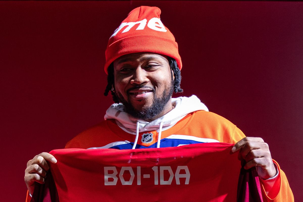 Boi-1da with Canada Soccer Foundation Jersey