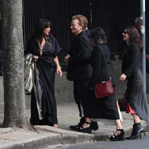 Bono arriving for the funeral of Glen Hansard at St Patrick's Cathedral in Dublin. The Oscar-winning Irish musician and activist died in a motorcycle crash last week. Picture date: Tuesday August 4, 2026.