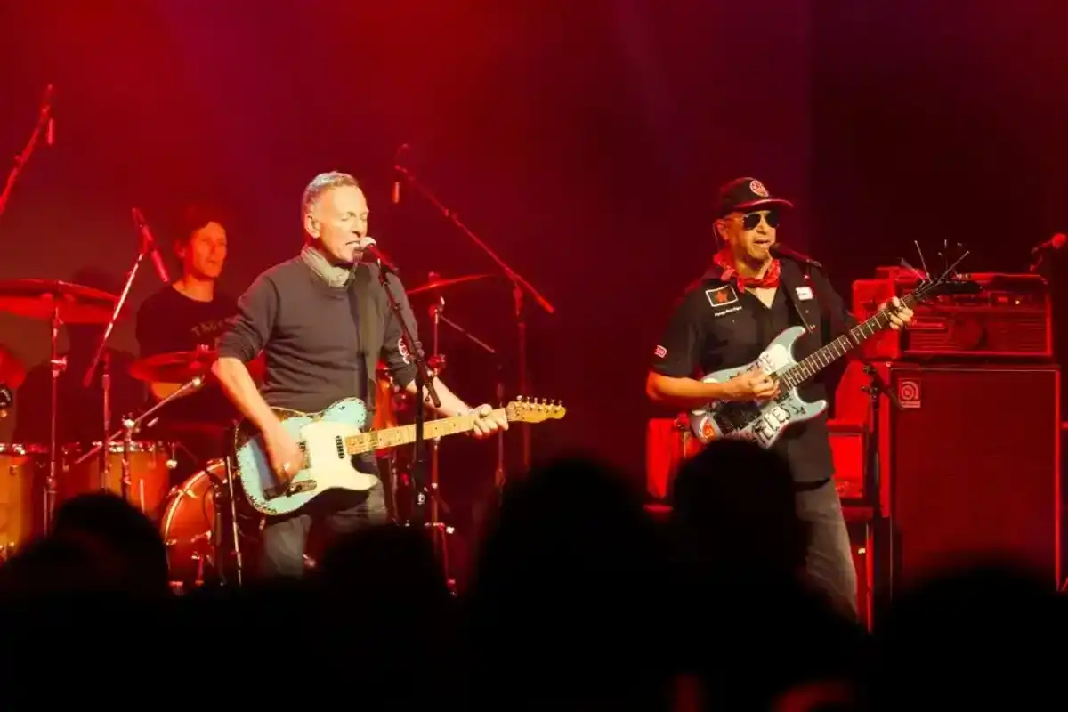 Bruce Springsteen and Tom Morello at A Concert of Solidarity & Resistance to Defend Minnesota held at First Avenue on January 30, 2026 in Minneapolis, Minnesota.