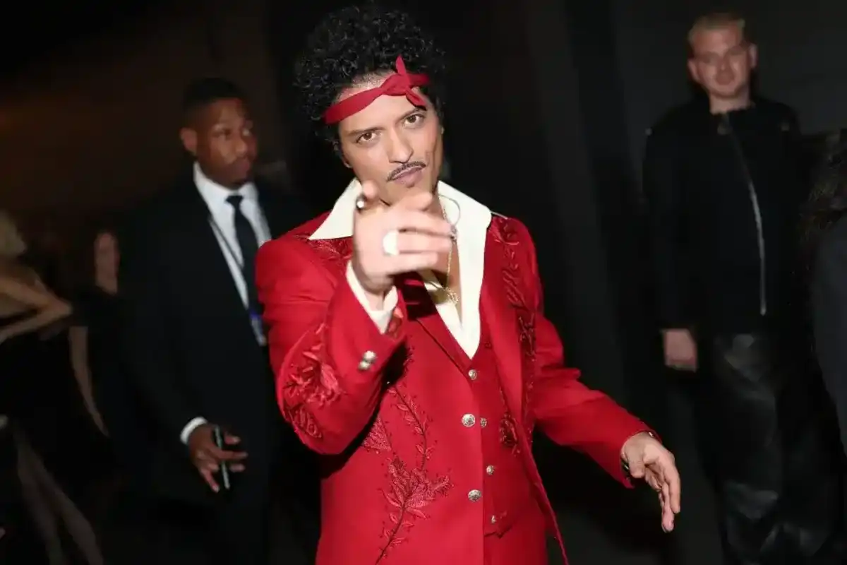 Bruno Mars attends the 68th GRAMMY Awards at Crypto.com Arena on February 01, 2026 in Los Angeles, California.