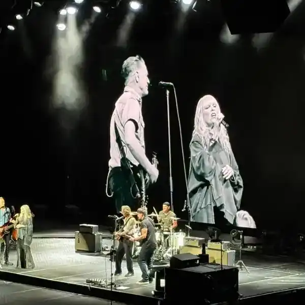 Bryan Adams and Pat Benatar perform at Detroit’s Little Caesars Arena on Aug. 15, 2026.
