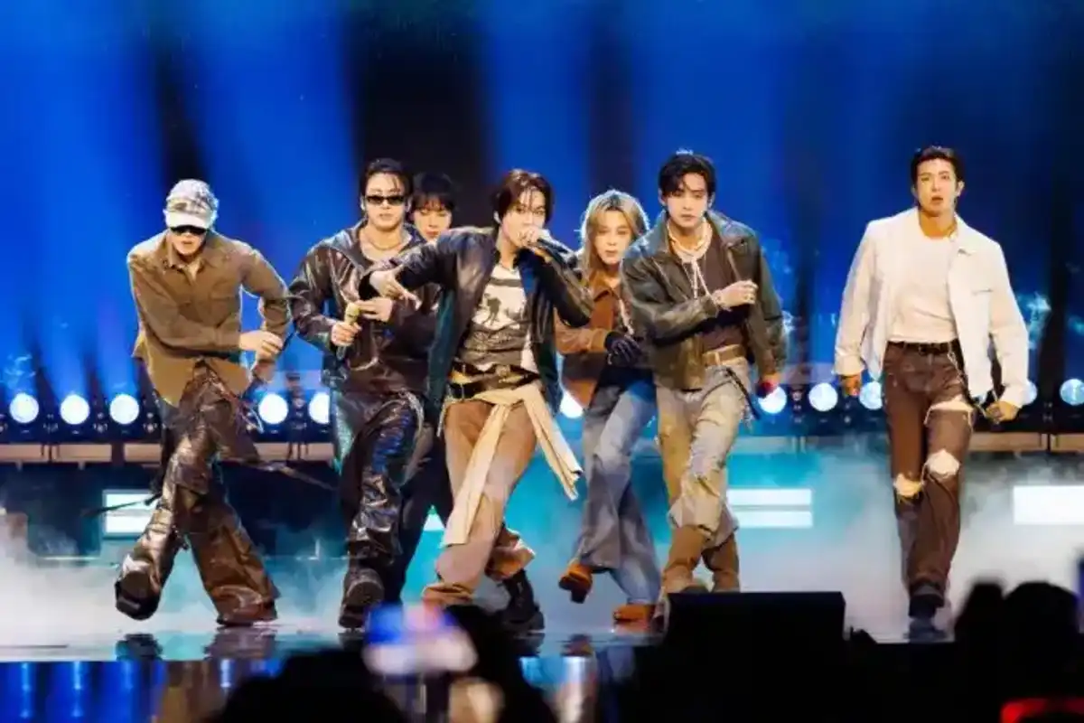 BTS at the 2026 iHeartRadio Music Festival held at T-Mobile Arena on September 18, 2026 in Las Vegas, Nevada.
