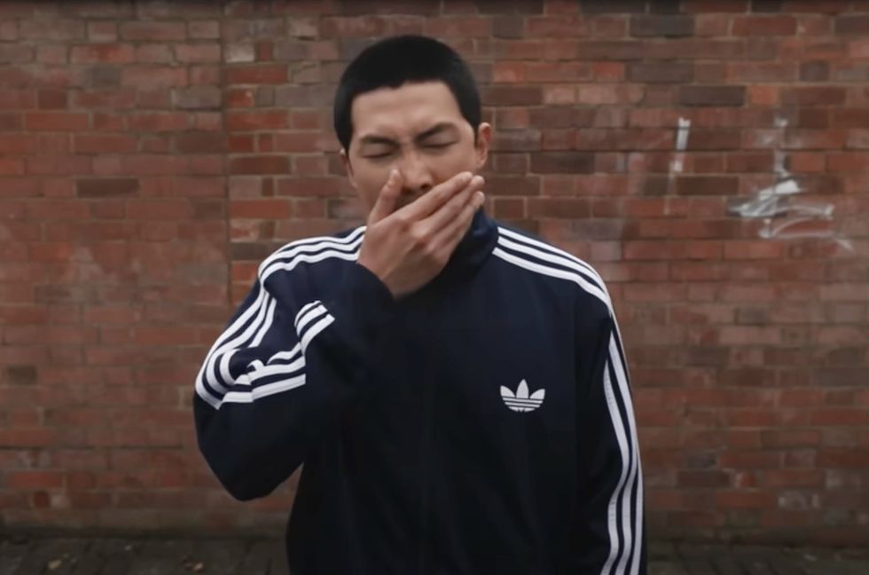BTS' RM appears in the music video for his song "Groin."