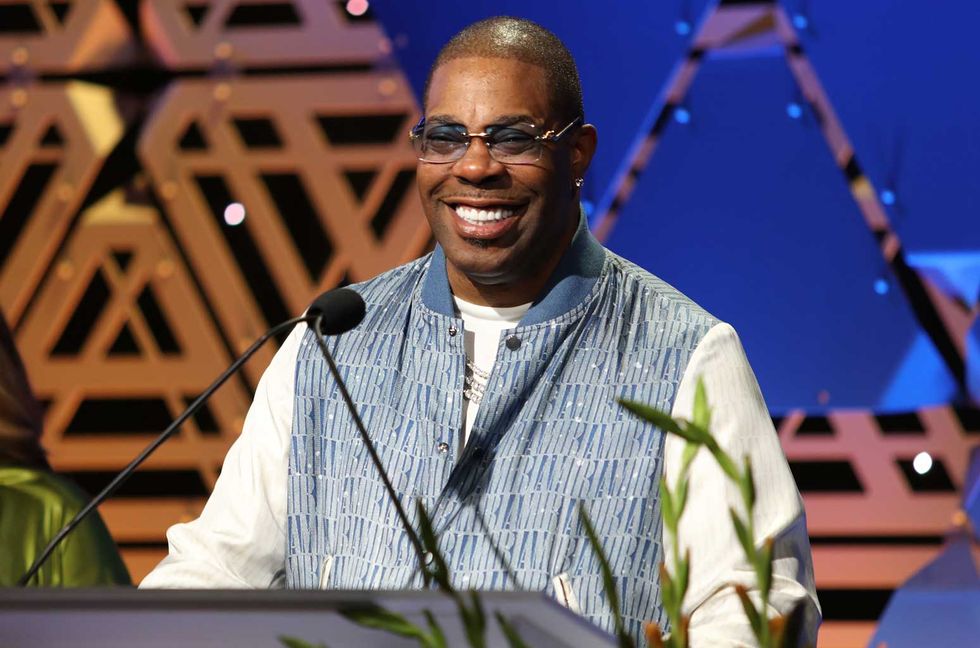 Busta Rhymes speaks after receiving the Icon Award at the Culture Creators Innovators and Leaders Awards brunch presented by Netflix Strong Black Lead at The Beverly Hilton on June 24, 2023 in Beverly Hills, Calif.