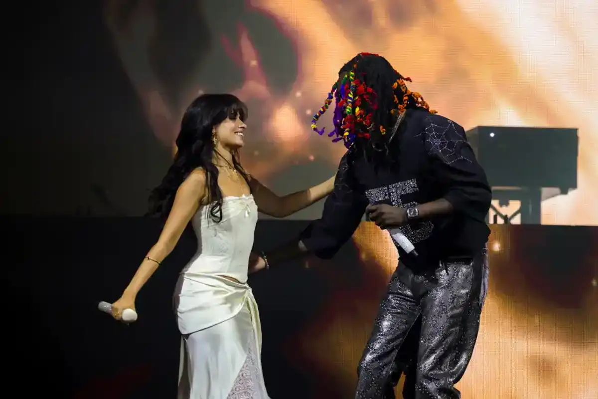 Camila Cabello and Young Thug at Coachella
