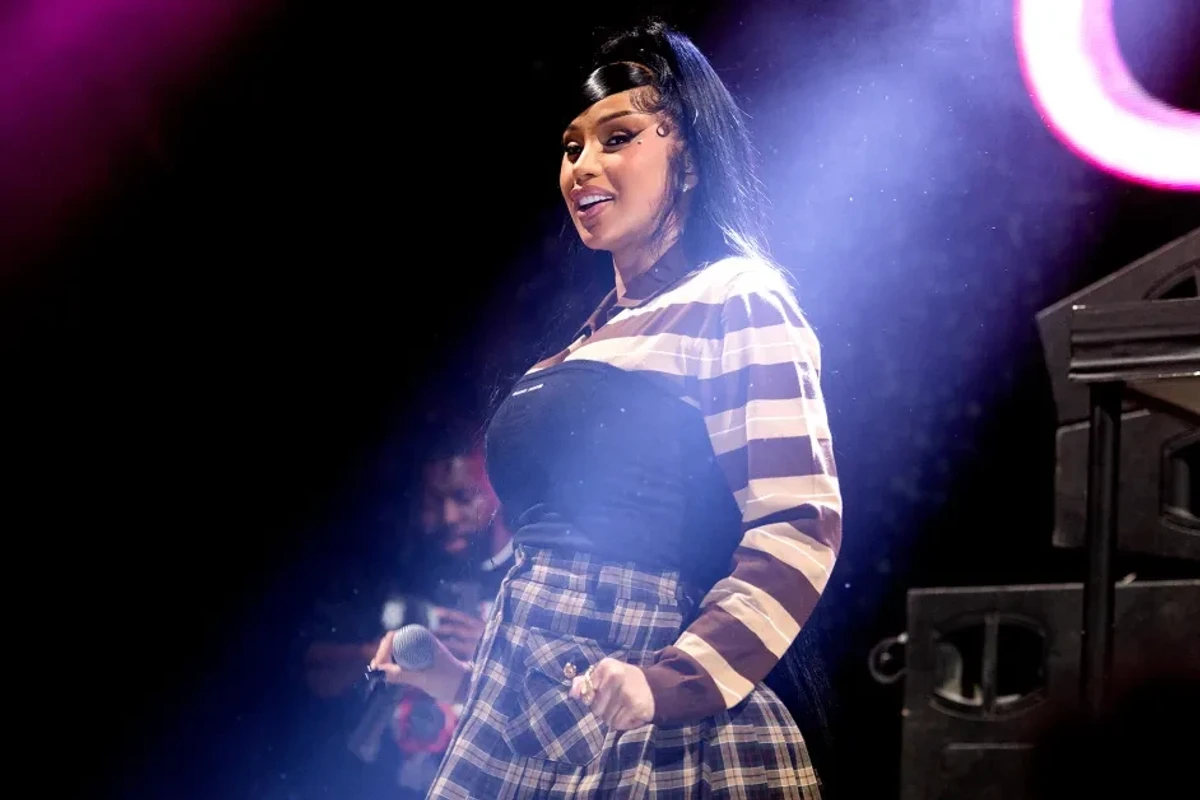 Cardi B performs onstage during the 2025 LadyLand Festival at Under the K Bridge Park on June 27, 2025 in New York City.
