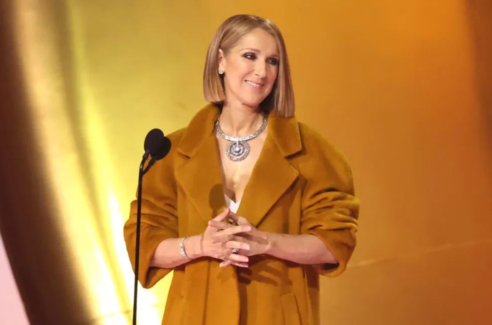 Celine Dion durante la 66ta edición anual de los Premios Grammy, en la Crypto.com Arena en Los Ángeles, el 4 de febrero de 2024.