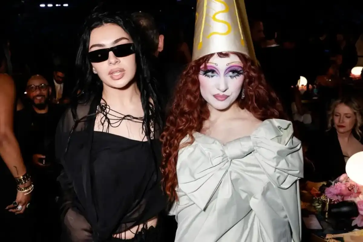 Charli XCX and Chappell Roan at The 67th Annual Grammy Awards, airing live from Crypto.com Arena in Los Angeles, California, Sunday, Feb. 2.