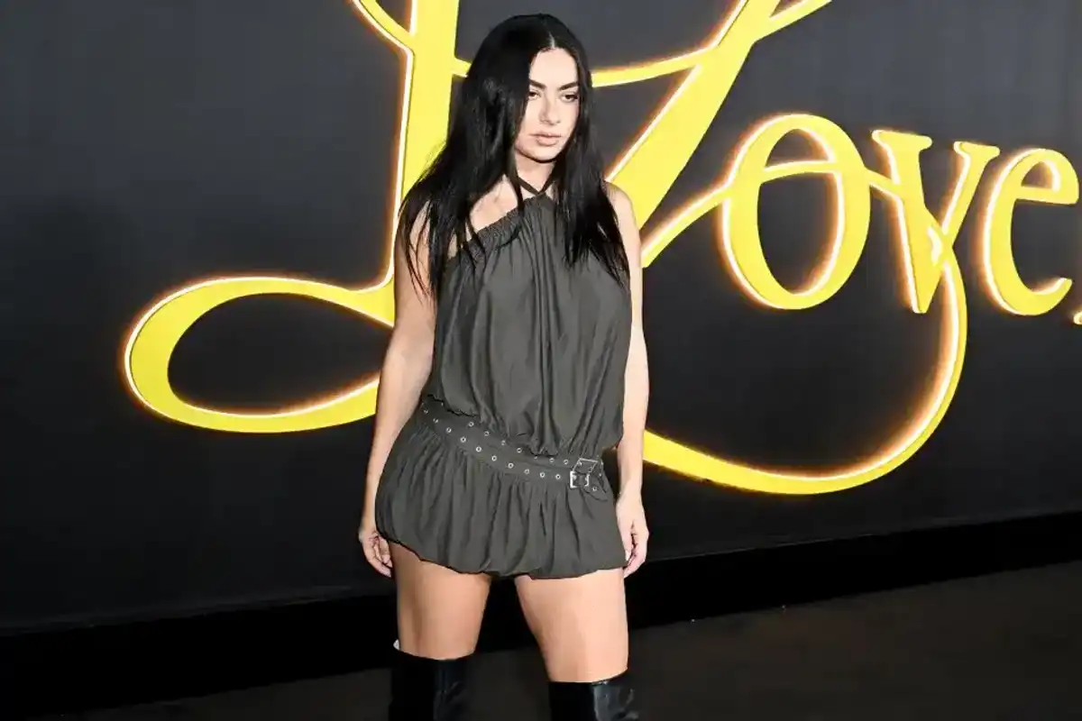 Charli XCX at HBO's "I Love LA" Los Angeles Premiere held at Paramount Studios on October 28, 2025 in Los Angeles, California.