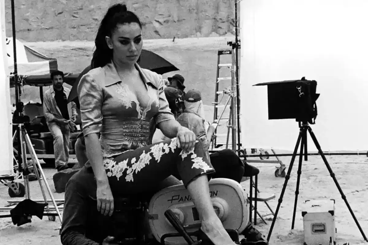 Charli xcx in the "Camera" video.