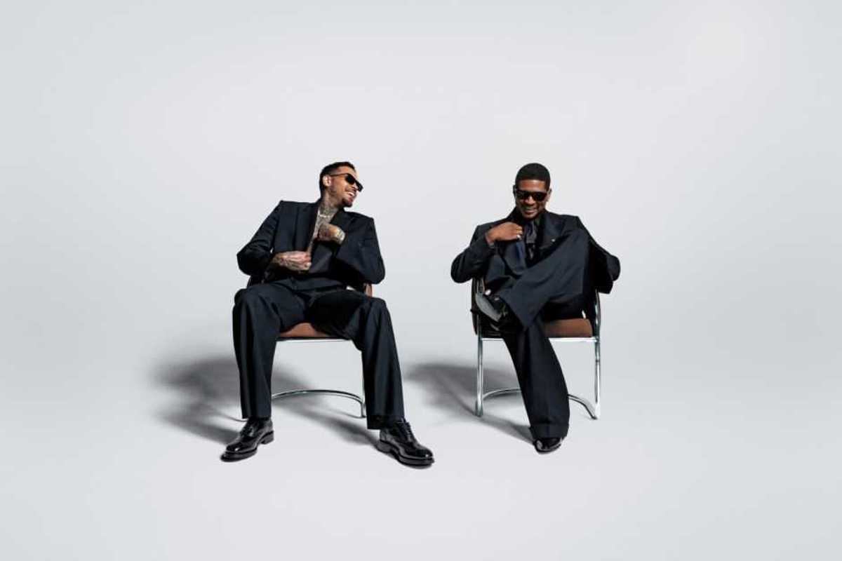 Chris Brown and Usher