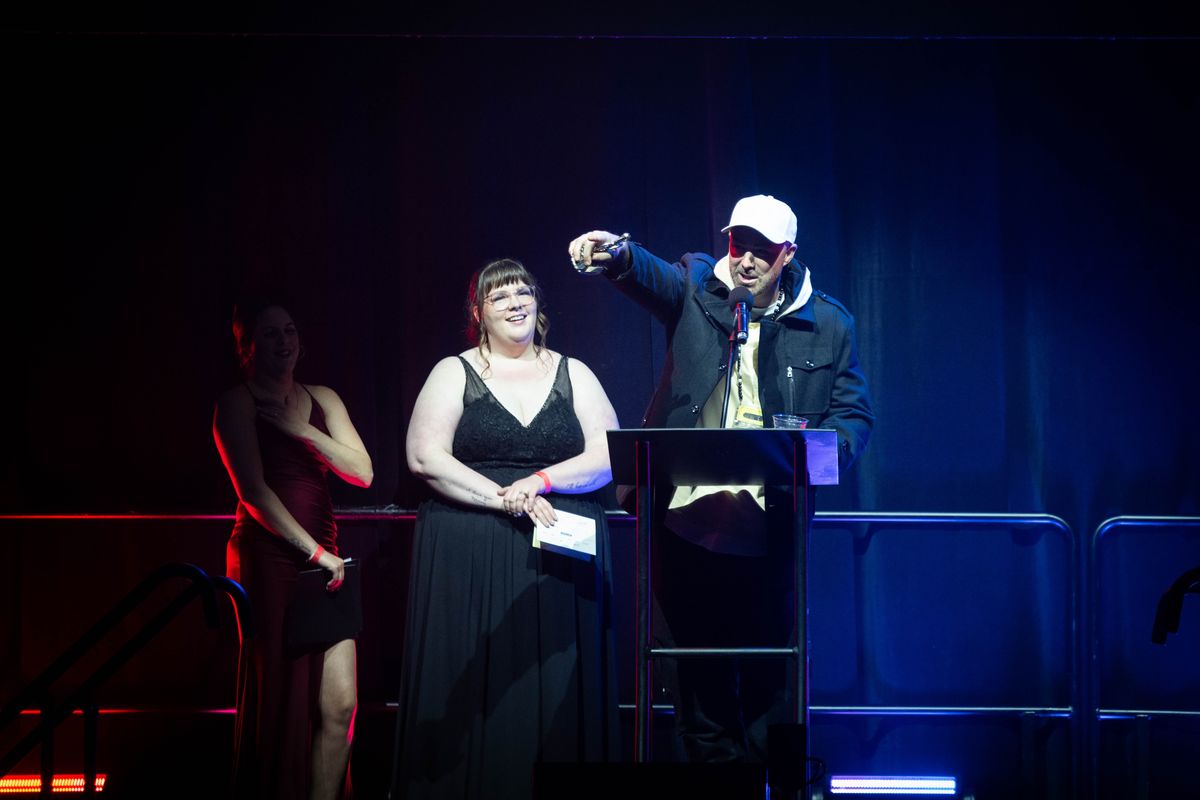 Classified receiving an ECMA award on May 11 in St. Johns, Newfoundland.