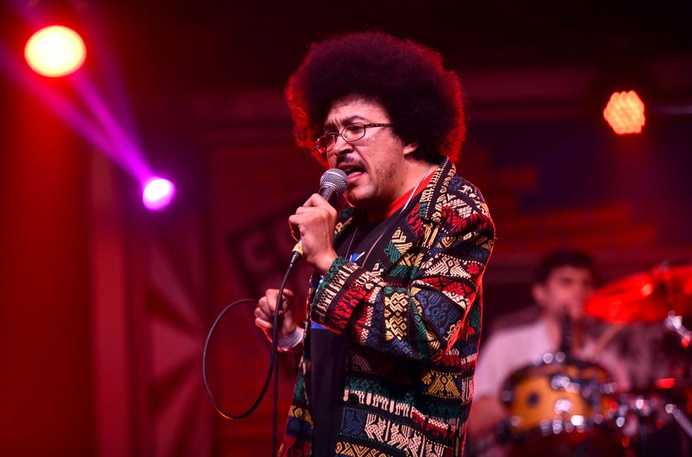 Cola Boyy performs onstage during Weekend 1, Day 3 of the Coachella Valley Music and Arts Festival on April 14, 2019 in Indio, Calif.