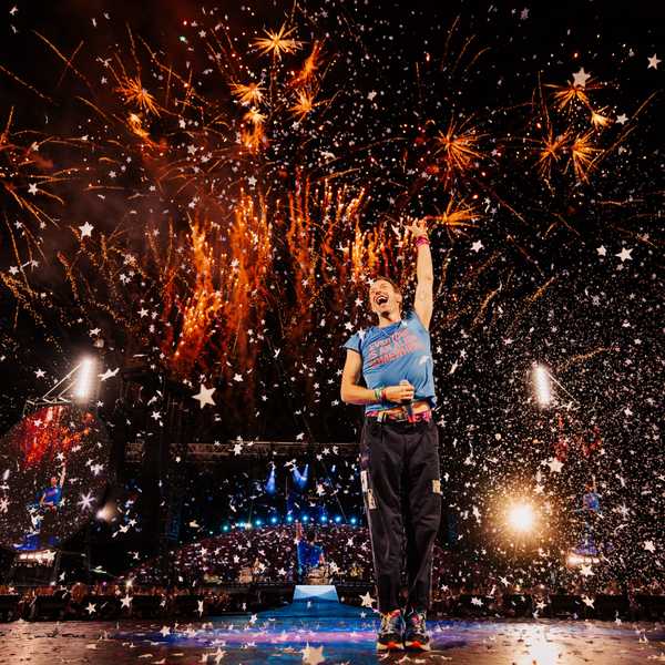 Coldplay at Toronto's Rogers Stadium on July 8, 2025.