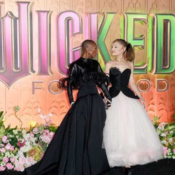 Cynthia Erivo and Ariana Grande at the "Wicked: For Good" New York Premiere held at Lincoln Center for the Performing Arts on November 17, 2025 in New York, New York.
