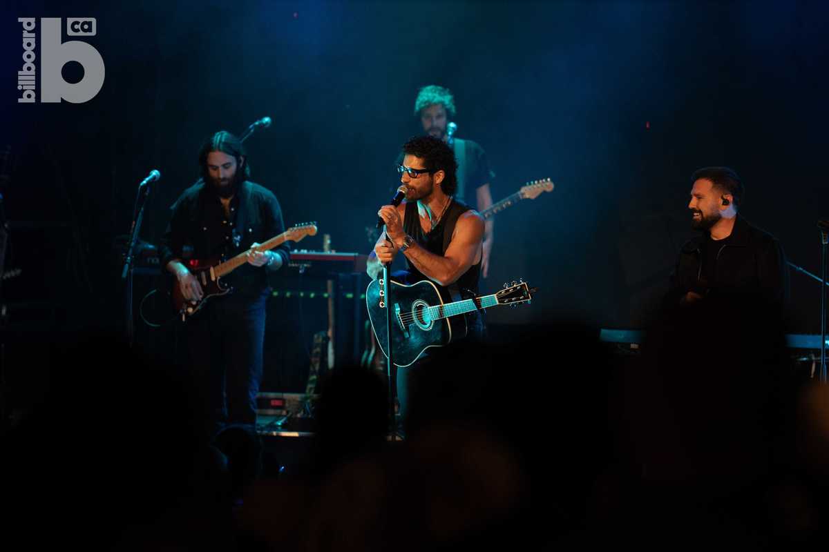 Dan + Shay perform at Billboard Canada THE STAGE at the Opera House in Toronto on June 14, 2026.