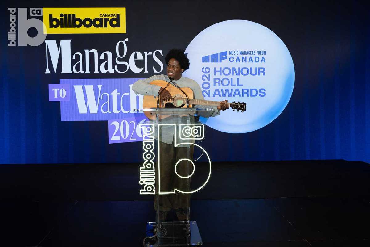 Daniel Caesar at Billboard Canada Managers to Watch 2026.