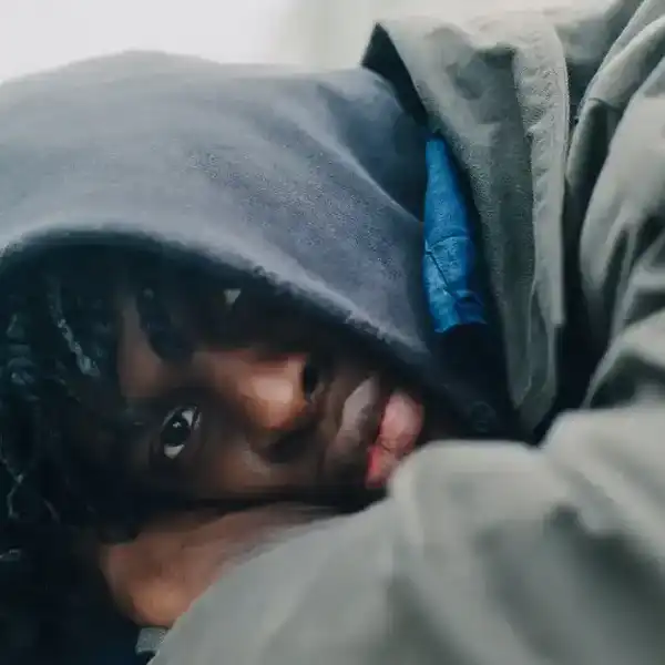 Daniel Caesar photographed on May 5, 2025 at Corner Studio in New York.