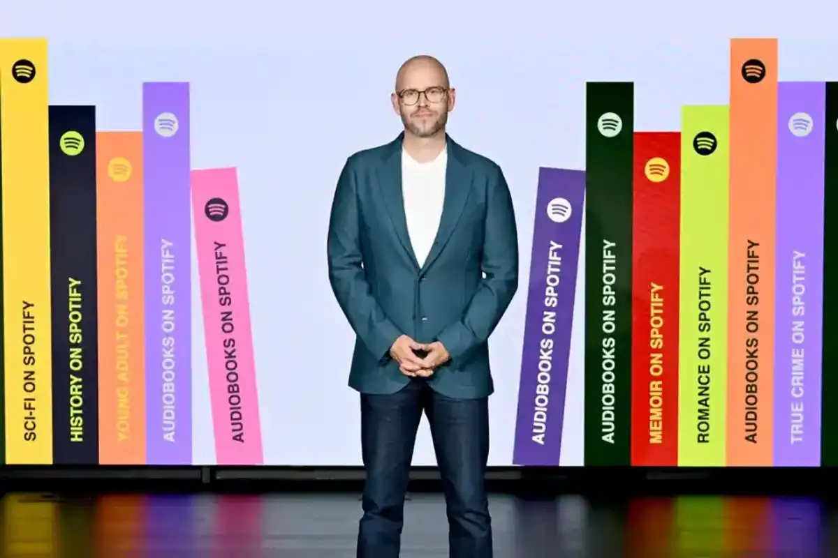 Daniel Ek, Founder and CEO, Spotify, at The Future of Audiobooks Event with Spotify 2023 on Oct. 3, 2023 in New York City.