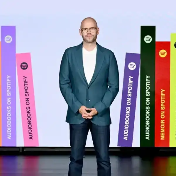 Daniel Ek, Founder and CEO, Spotify, at The Future of Audiobooks Event with Spotify 2023 on Oct. 3, 2023 in New York City.