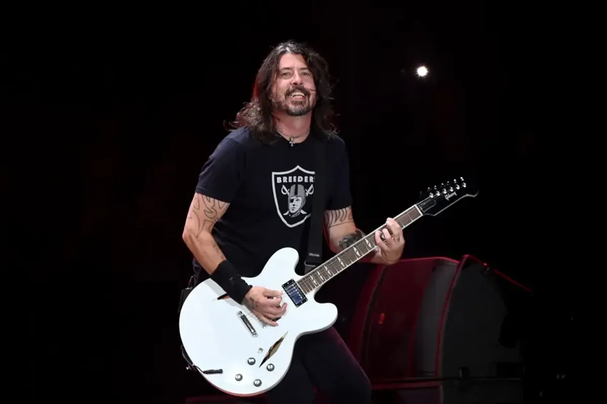 Dave Grohl of Foo Fighters performs onstage during Harley-Davidson's Homecoming Festival - Day 2 at Veterans Park on July 15, 2023 in Milwaukee, Wisconsin.