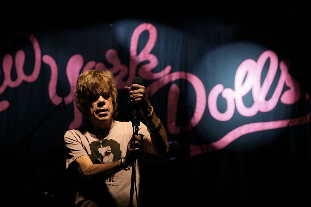 David Johansen. Presentación de la mítica banda New York Dolls en Buenos Aires. Teatro Flores, 2009.