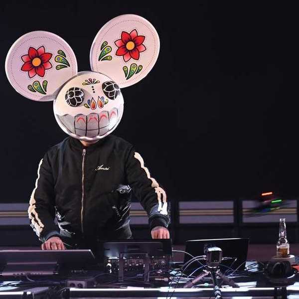 deadmau5 performs during 'Day of the deadmau5' at Red Rocks on Nov. 8, 2025, in Morrison, Colo.